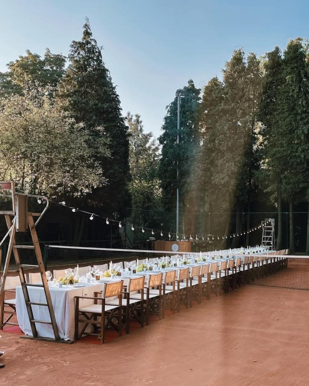 A table set for a gathering